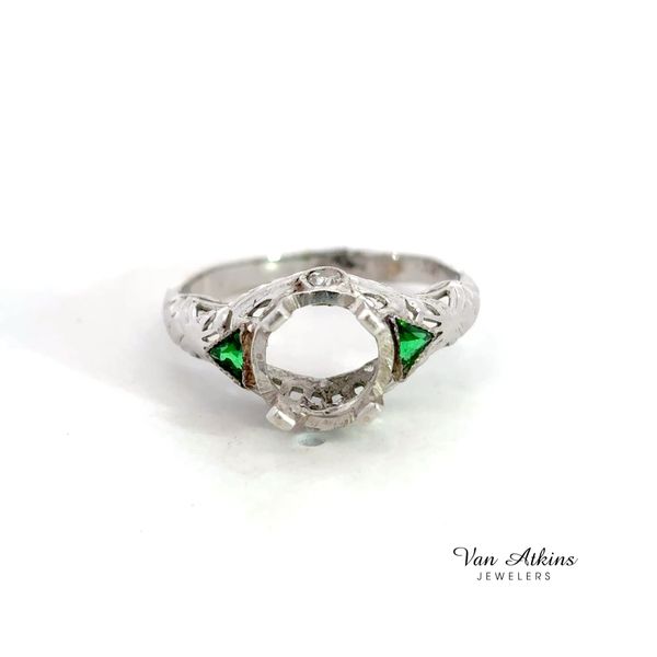 Estate Diamond Semi-Mount Ring Van Atkins Jewelers New Albany, MS