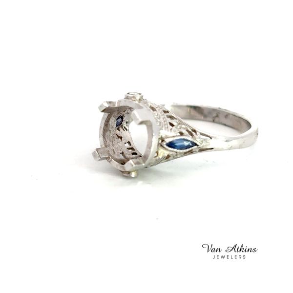 Estate Diamond Semi-Mount Ring Image 2 Van Atkins Jewelers New Albany, MS