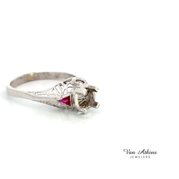 Estate Diamond Semi-Mount Ring Image 3 Van Atkins Jewelers New Albany, MS