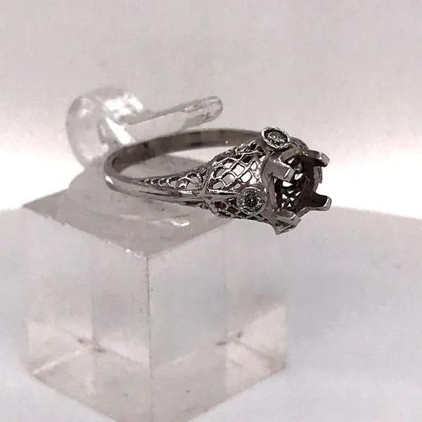 Estate Diamond Semi Mount Image 2 Van Atkins Jewelers New Albany, MS