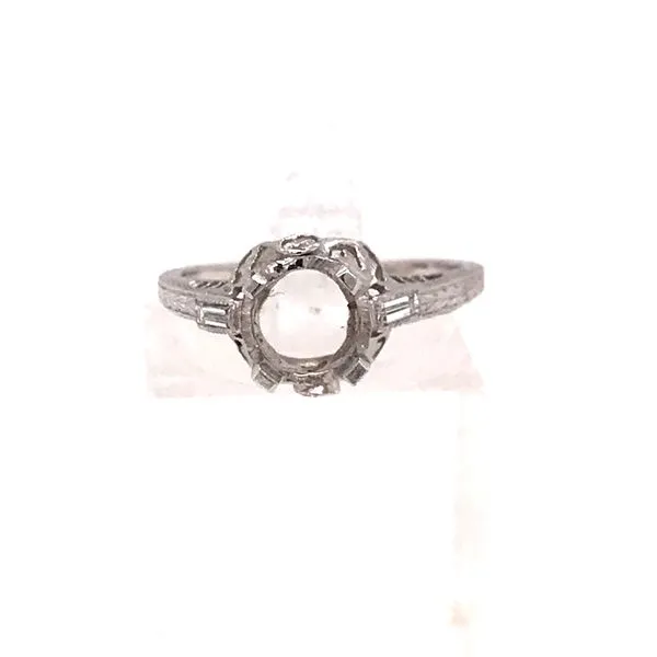 Estate Diamond Semi Mount Image 2 Van Atkins Jewelers New Albany, MS