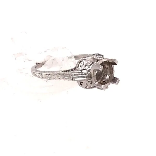 Estate Diamond Semi Mount Image 4 Van Atkins Jewelers New Albany, MS