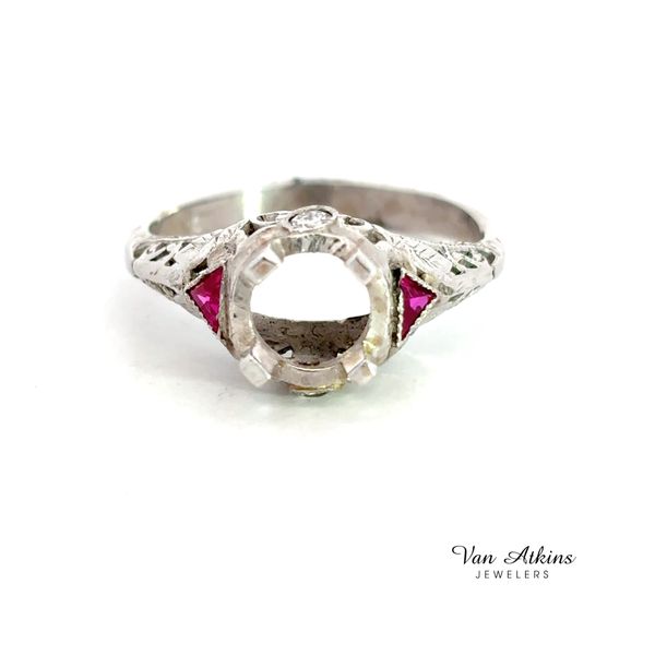 Estate Diamond Semi-Mount Ring Van Atkins Jewelers New Albany, MS
