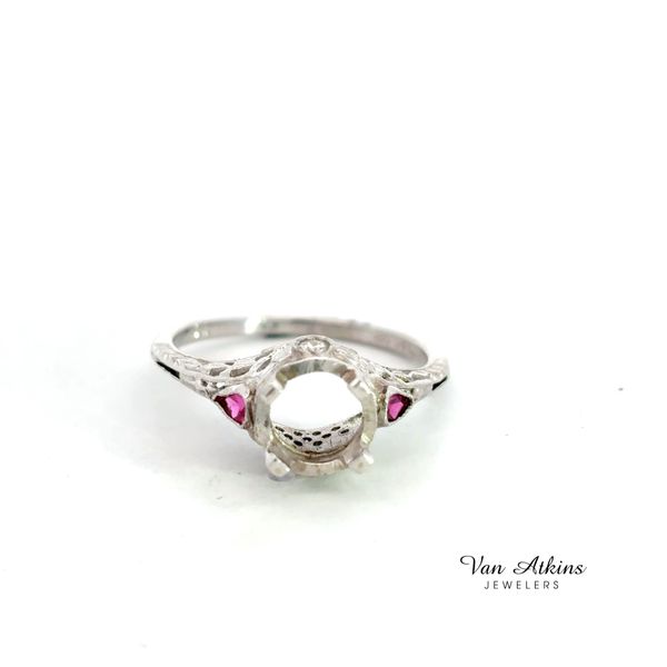 Estate Diamond Semi-Mount Ring Image 4 Van Atkins Jewelers New Albany, MS