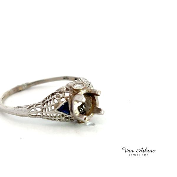 Estate Diamond Semi-Mount Ring Image 2 Van Atkins Jewelers New Albany, MS