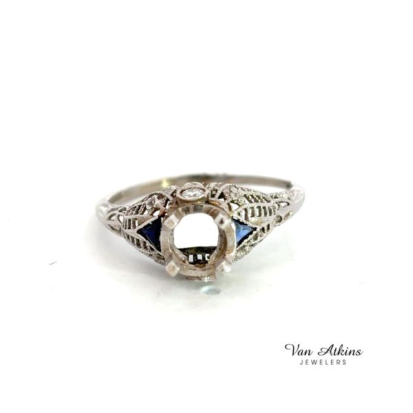 Estate Diamond Semi-Mount Ring Image 4 Van Atkins Jewelers New Albany, MS