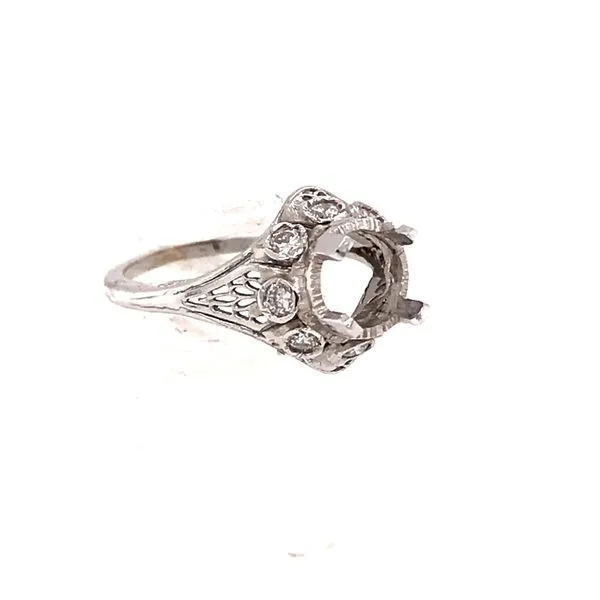 Estate Diamond Semi Mount Image 2 Van Atkins Jewelers New Albany, MS
