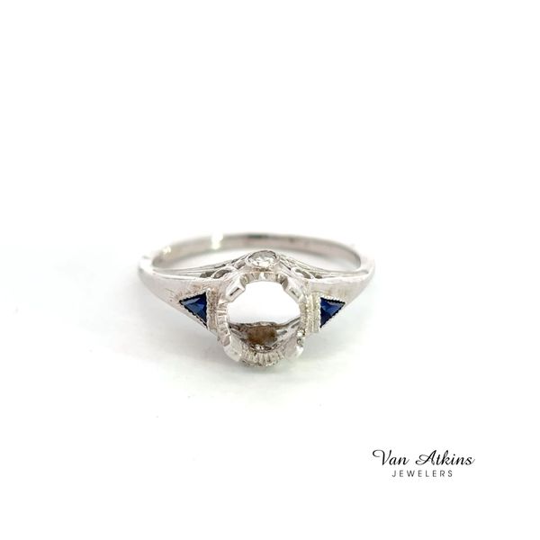 0.04 Carat Estate Diamond Semi-Mount Ring Image 4 Van Atkins Jewelers New Albany, MS