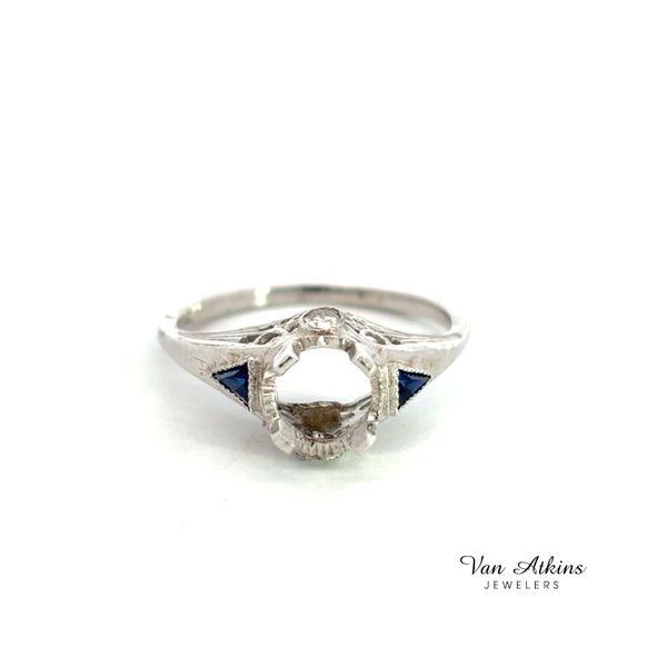 0.04 Carat Estate Diamond Semi-Mount Ring Van Atkins Jewelers New Albany, MS