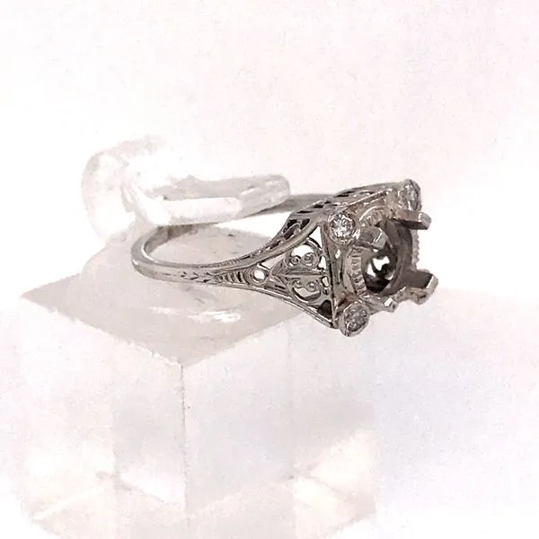 Estate Diamond Semi Mount Image 2 Van Atkins Jewelers New Albany, MS