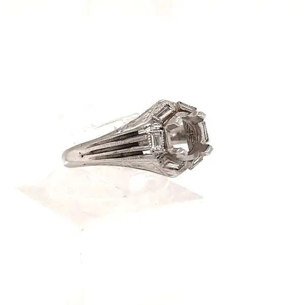 Estate Diamond Semi Mount Image 2 Van Atkins Jewelers New Albany, MS