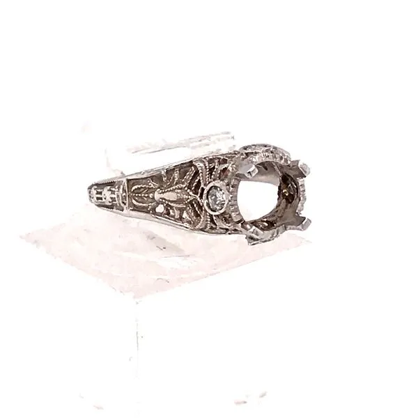 Estate Diamond Semi Mount Image 2 Van Atkins Jewelers New Albany, MS