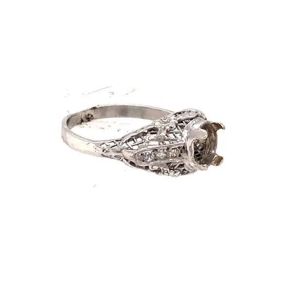 Estate Diamond Semi Mount Image 2 Van Atkins Jewelers New Albany, MS