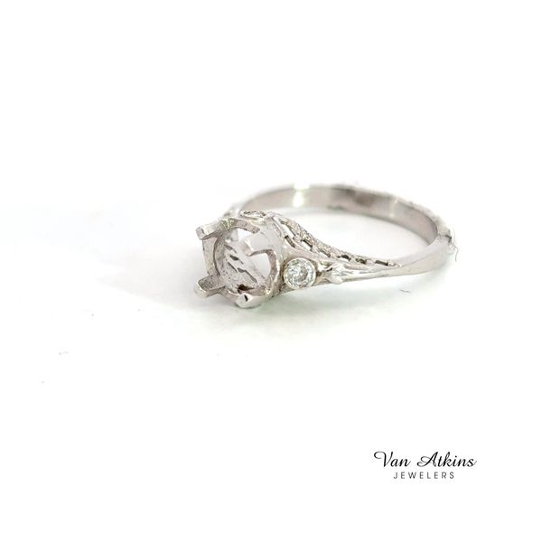 0.08 Carat Estate Diamond Semi-Mount Ring Image 2 Van Atkins Jewelers New Albany, MS