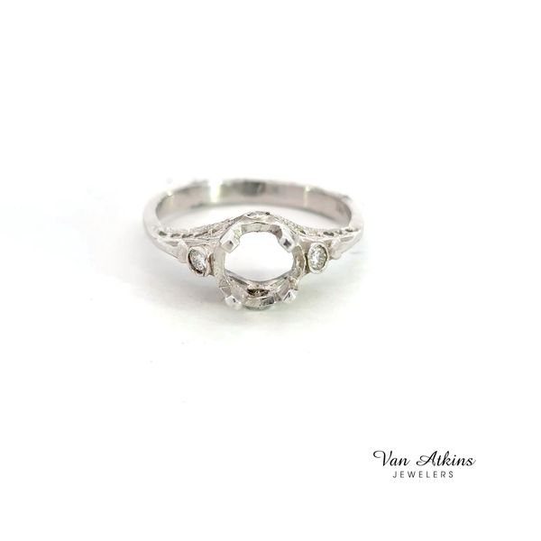 0.08 Carat Estate Diamond Semi-Mount Ring Image 4 Van Atkins Jewelers New Albany, MS