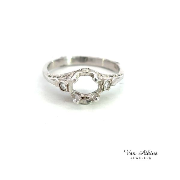 0.08 Carat Estate Diamond Semi-Mount Ring Van Atkins Jewelers New Albany, MS
