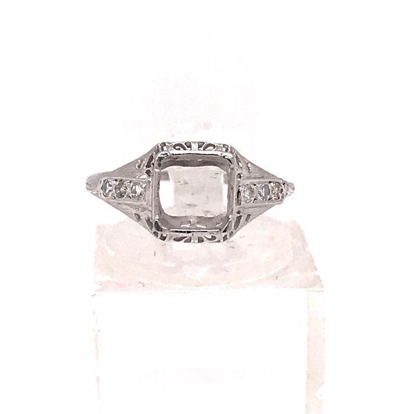 Estate Diamond Semi Mount Image 2 Van Atkins Jewelers New Albany, MS