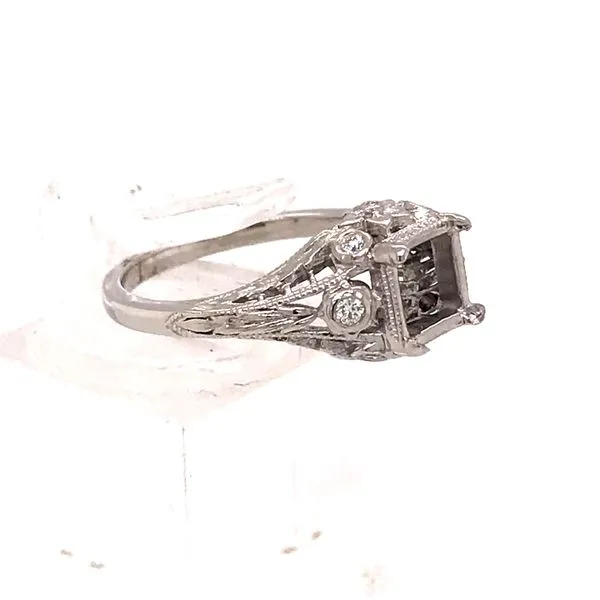 Estate Diamond Semi Mount Image 2 Van Atkins Jewelers New Albany, MS