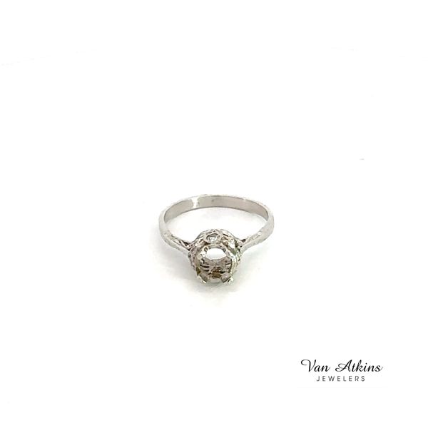 Estate Diamond Semi-Mount Ring Image 5 Van Atkins Jewelers New Albany, MS