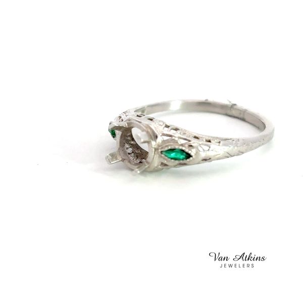 Estate Diamond Semi-Mount Ring Image 2 Van Atkins Jewelers New Albany, MS