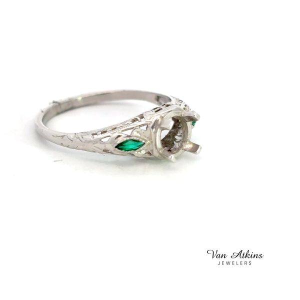 Estate Diamond Semi-Mount Ring Image 3 Van Atkins Jewelers New Albany, MS