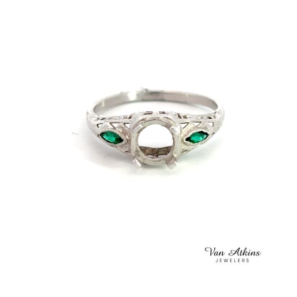 Estate Diamond Semi-Mount Ring Van Atkins Jewelers New Albany, MS