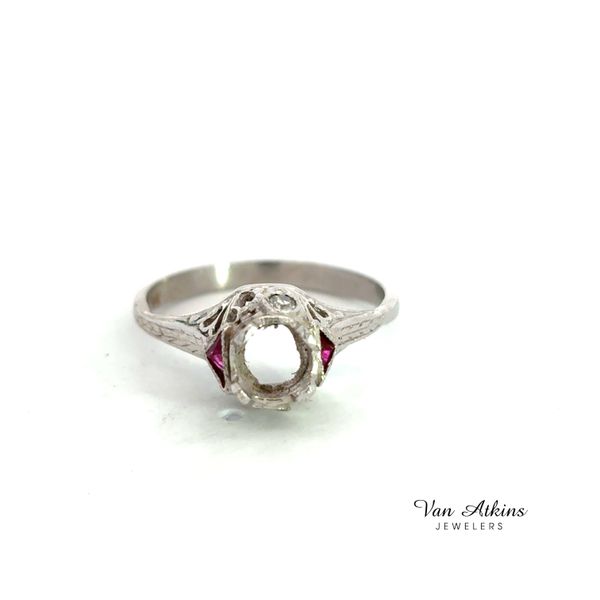 Estate Diamond Semi-Mount Ring Image 5 Van Atkins Jewelers New Albany, MS
