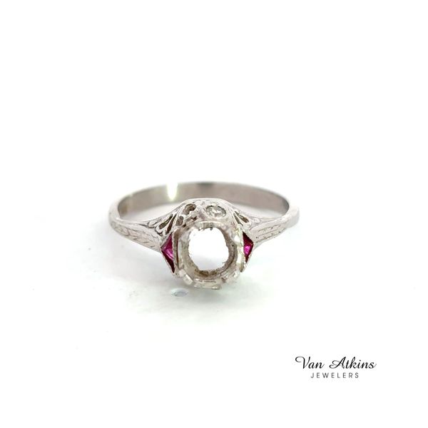 Estate Diamond Semi-Mount Ring Van Atkins Jewelers New Albany, MS