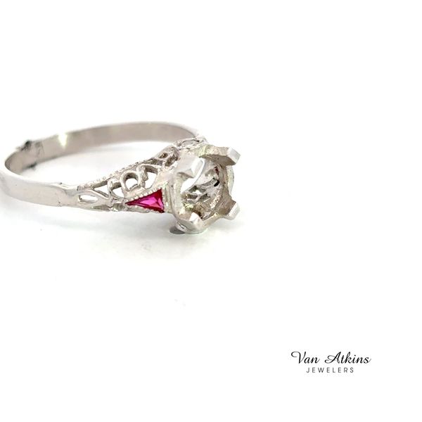 Estate Diamond Semi-Mount Ring Image 3 Van Atkins Jewelers New Albany, MS