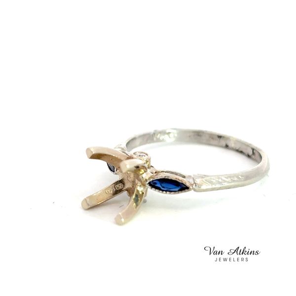Estate Diamond Semi-Mount Ring Image 3 Van Atkins Jewelers New Albany, MS