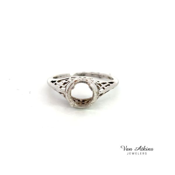 Estate Diamond Semi-Mount Ring Image 4 Van Atkins Jewelers New Albany, MS
