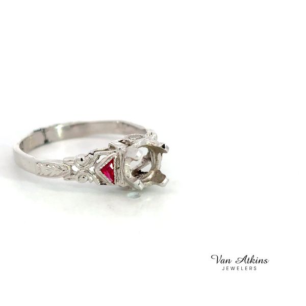 Estate Diamond Semi-Mount Ring Image 2 Van Atkins Jewelers New Albany, MS