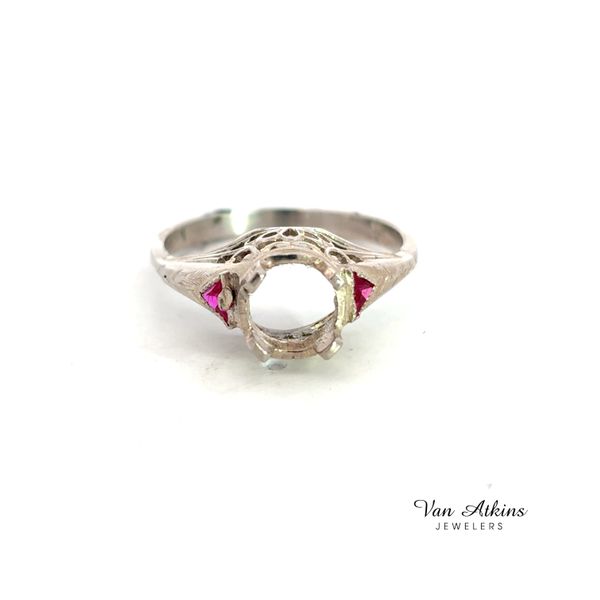 Estate Diamond Semi-Mount Ring Image 4 Van Atkins Jewelers New Albany, MS