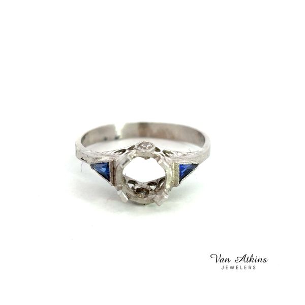 Estate Diamond Semi-Mount Ring Image 4 Van Atkins Jewelers New Albany, MS