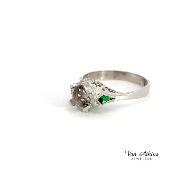 Estate Diamond Semi-Mount Ring Image 3 Van Atkins Jewelers New Albany, MS