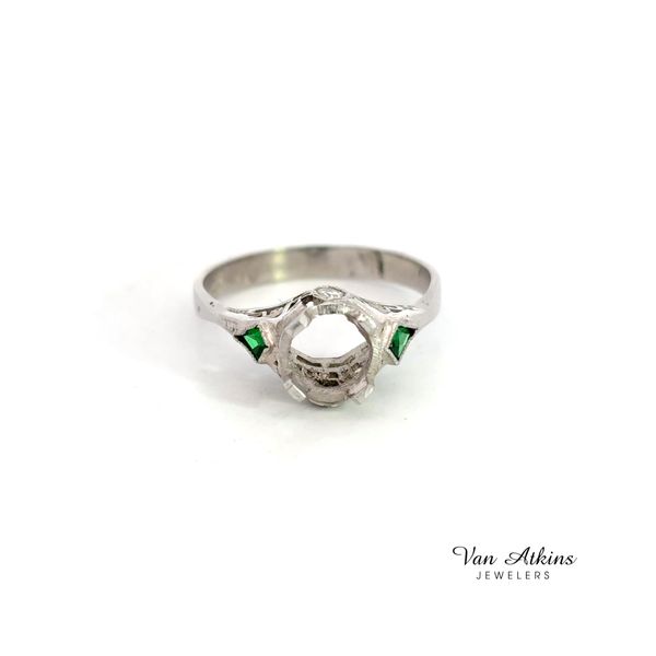 Estate Diamond Semi-Mount Ring Image 4 Van Atkins Jewelers New Albany, MS