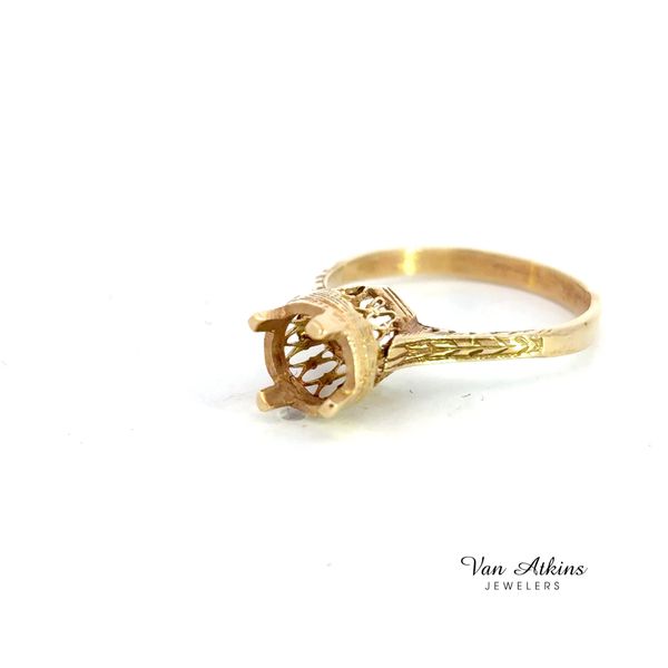 Estate Diamond Semi-Mount Ring Image 2 Van Atkins Jewelers New Albany, MS