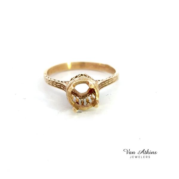 Estate Diamond Semi-Mount Ring Image 4 Van Atkins Jewelers New Albany, MS