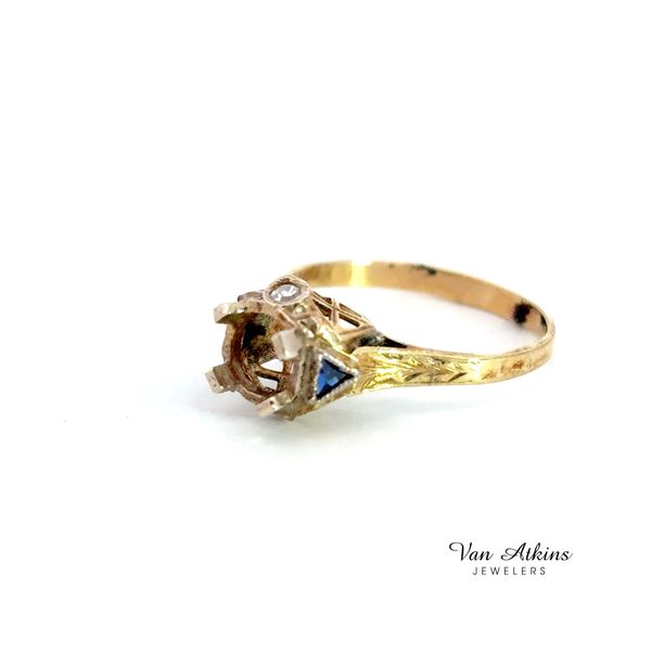 Estate Diamond Semi-Mount Ring Image 2 Van Atkins Jewelers New Albany, MS
