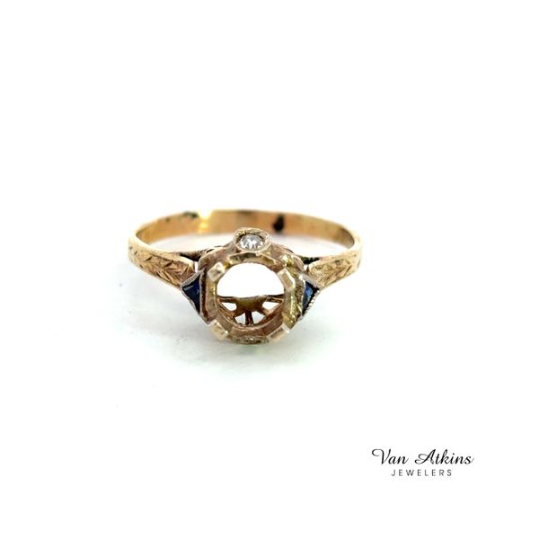 Estate Diamond Semi-Mount Ring Image 4 Van Atkins Jewelers New Albany, MS