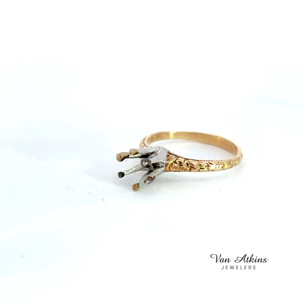 Estate Diamond Semi-Mount Ring Image 2 Van Atkins Jewelers New Albany, MS