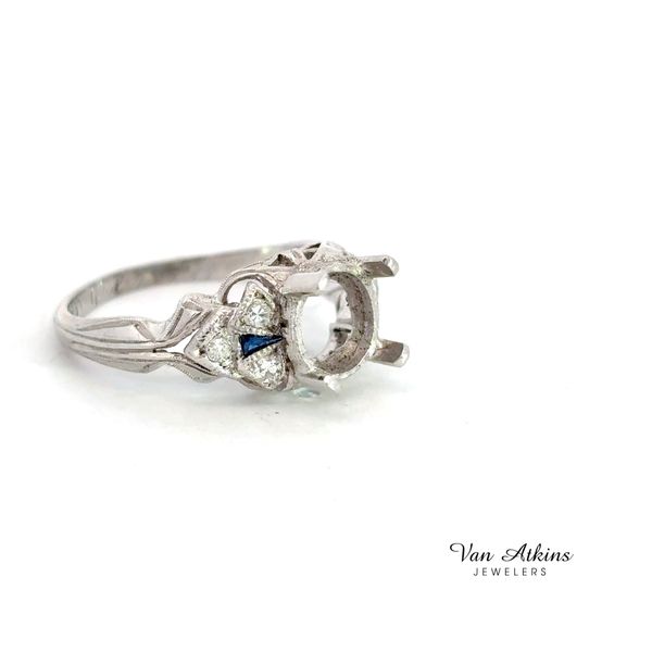 0.18 Carat Estate Diamond Semi-Mount Ring Image 2 Van Atkins Jewelers New Albany, MS