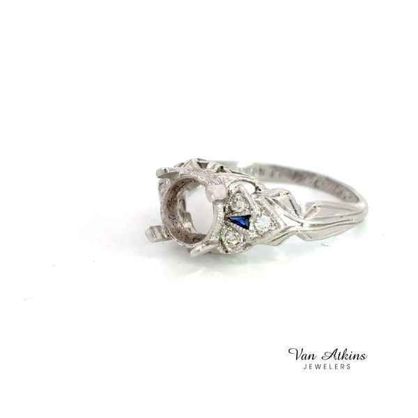 0.18 Carat Estate Diamond Semi-Mount Ring Image 3 Van Atkins Jewelers New Albany, MS