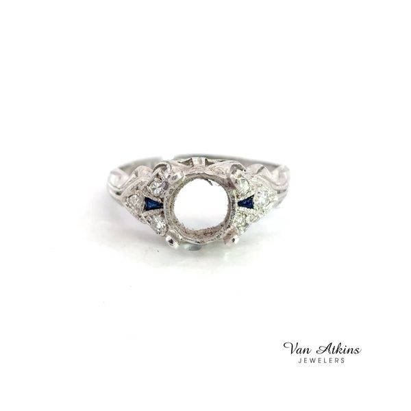 0.18 Carat Estate Diamond Semi-Mount Ring Image 4 Van Atkins Jewelers New Albany, MS
