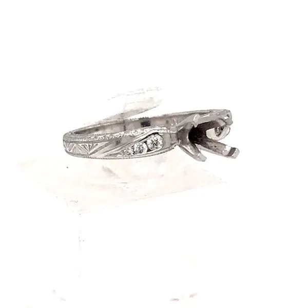 Estate Diamond Semi Mount Image 2 Van Atkins Jewelers New Albany, MS