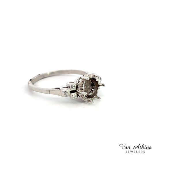 0.06 Carat Estate Diamond Semi-Mount Ring Image 3 Van Atkins Jewelers New Albany, MS