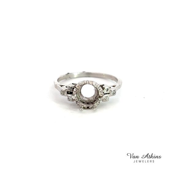 0.06 Carat Estate Diamond Semi-Mount Ring Image 4 Van Atkins Jewelers New Albany, MS