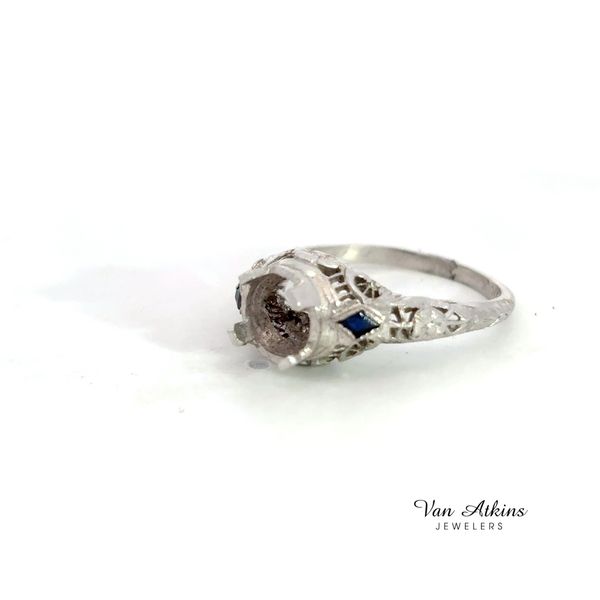Estate Diamond Semi-Mount Ring Image 3 Van Atkins Jewelers New Albany, MS