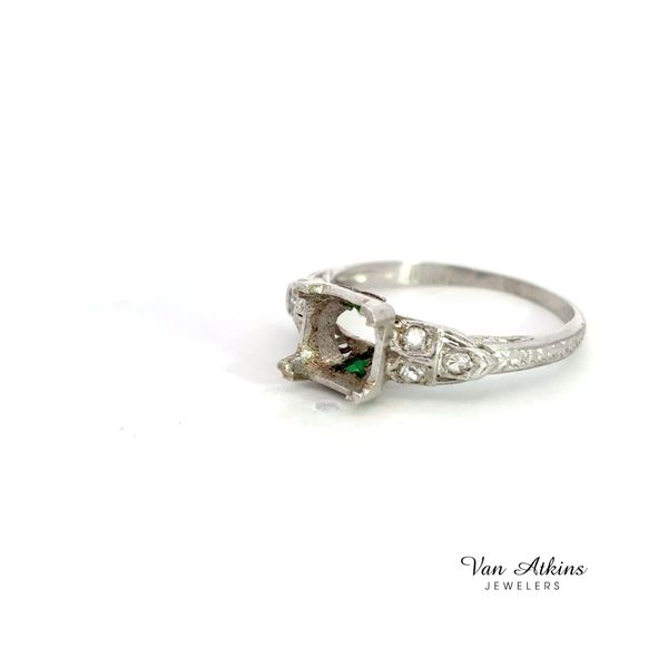 Estate Diamond Semi-Mount Ring Image 2 Van Atkins Jewelers New Albany, MS