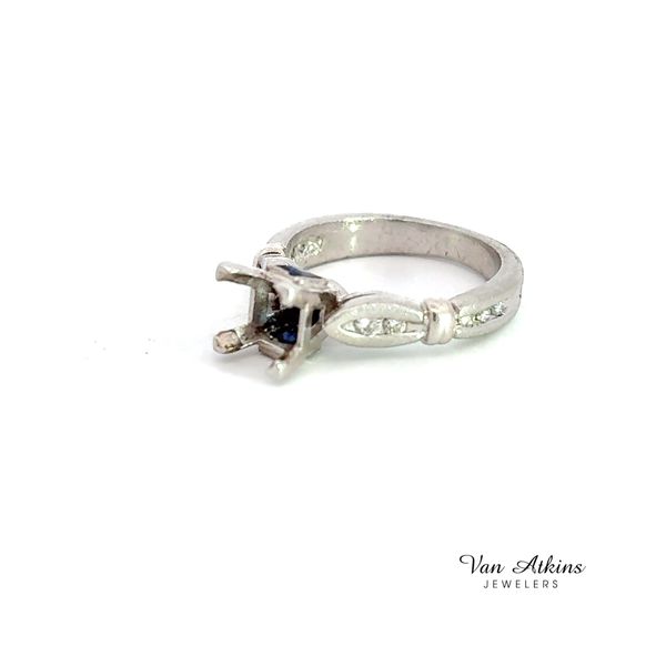 0.10 Carat Estate Diamond Semi-Mount Ring Image 2 Van Atkins Jewelers New Albany, MS